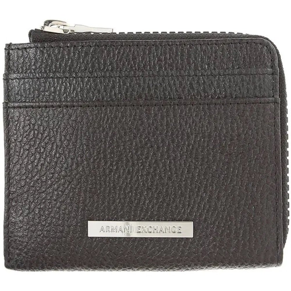 Armani Exchange- Men’s Zip Around Cardholder Wallet- NWOT